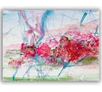 DDSEW GREWT Zao Wou-Ki Poster Vintage Canvas Wall Art watercolor Abstract Painting Zao Wou-Ki Art Prints For Modern Home Wall Decor Picture 50x70cmx1 No Frame
