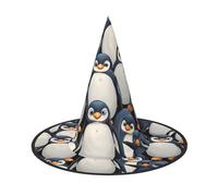 DDSFvbv Cute Penguins Halloween Party Hat, Witch Hat, Cosplay Accessory, Fancy Dress, Holiday Decorations, One Size