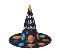 DDSFvbv Cute Planet Halloween Party Hat, Witch Hat, Cosplay Accessory, Fancy Dress, Holiday Decorations, One Size