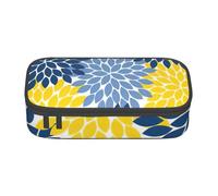 DDSFvbv Dahlia Pinnata Pencil Case - Student & Office Supplies - Item Storage Bag- Makeup Bag- Large Stationery Bag