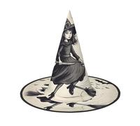 DDSFvbv Halloween Witch Flying 1 Halloween Party Hat, Witch Hat, Cosplay Accessory, Fancy Dress, Holiday Decorations, One Size
