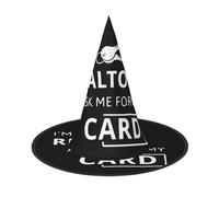 DDSFvbv I'm A Realtor Ask Me Halloween Party Hat, Witch Hat, Cosplay Accessory, Fancy Dress, Holiday Decorations, One Size