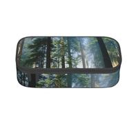 DDSFvbv National Parks Sunshine Trees Pencil Case - Student & Office Supplies - Item Storage Bag- Makeup Bag- Large Stationery Bag