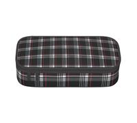 DDSFvbv Old Plaid Checkered Pencil Case - Student & Office Supplies - Item Storage Bag- Makeup Bag- Large Stationery Bag