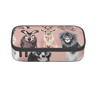 DDSFvbv Oodles of Poodles Pencil Case - Student & Office Supplies - Item Storage Bag- Makeup Bag- Large Stationery Bag