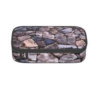DDSFvbv Solid Stonewall Art Pencil Case - Student & Office Supplies - Item Storage Bag- Makeup Bag- Large Stationery Bag