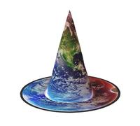 DDSFvbv Space Planet Earth Halloween Party Hat, Witch Hat, Cosplay Accessory, Fancy Dress, Holiday Decorations, One Size
