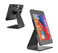 DDSHOW Anti-Theft Stand for iPad 10.2 Inch (9th Generation 2021,8th Generation 2020,7th Generation 2019), with Lock and Key, 360° Rotation Horizontal or Vertical Adjustment (Black)