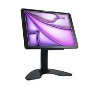 DDSHOW Desktop Anti-Theft Kiosk Stand Security POS Stand with Locking Enclosure for 13'' iPad Air (M2) 2024,Excluding 13'' iPad Pro (M4) 2024,360° Swivel(Black)