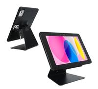 DDSHOW Desktop Anti-Theft Security Stand Holder for 2025 iPad 11" (A16) 11th/ 2022 iPad 10.9" 10th Gen.,with Lock and Key,Flip &360°Rotating Horizontal or Vertical Design(Black)