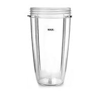 DDSHUN 32oz Juicer Cups Large Cups Clear Blender Cups Compatible for Nutribullet Replacement Parts 600W/900w Blender Juicer Accessories for Nutribullet Bullet（18OZ / 24OZ / 32OZ）