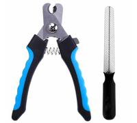 DDSHUN Dog Nail Clippers for Large, Medium and Small Breed Pet Nail Clipper Suitable for Dogs, Cats, Pets, Rabbits and Guinea Pigs With Safety Lock and Protective Guard to Avoid Over Cutting - Blue