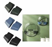 DDSHUN Pot Lid Stand Holder Self Adhesive Wall Mount Pot Lid Racks Pan Lid Holder Bakeware Pan Cover Organizer for Home Kitchen Storage Organiser Suitable for Various Pot Lid Sizes - 3Pairs