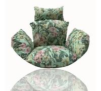 DDSQGTY Egg Chair Cushion Outdoor Egg Chair Cushion Replacement Egg Swing Chair Cushion for Outdoor Funiture Thickened Hanging Egg Chair Cushion(Green)