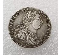 DDTing 1787 Antique United Kingdom 1 Shilling Coin - Great British Old Coin - Uncirculated Commemorative Coin - Discover History of Coins - Good Service