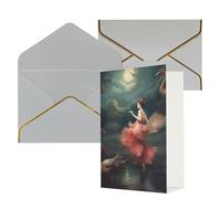 DDTKLSNV A night of miracles and magic Thank You Card with Envelopes Greetings Cards for All Occasions Happy Birthday Wedding Thinking of You Card 4x6 Blank Note Cards