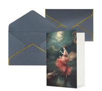 DDTKLSNV A night of miracles and magic Thank You Card with Envelopes Greetings Cards for All Occasions Happy Birthday Wedding Thinking of You Card 4x6 Blank Note Cards