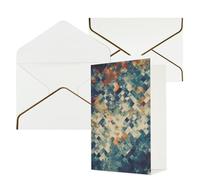 DDTKLSNV Abstract Modern Thank You Card with Envelopes Greetings Cards for All Occasions Happy Birthday Wedding Thinking of You Card 4x6 Blank Note Cards