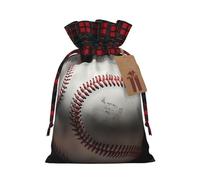 DDTKLSNV Cool Grey Baseball Christmas Burlap Gift Bags With Drawstring, Christmas Linen Treat Bags W/Tags Goody Gift Bag Xmas Candy Reusable Gifts Wrapping Bag Xmas Holiday Party Favors