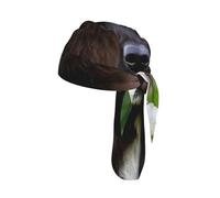 DDTKLSNV Cute Pet Newfoundland Dog Doo Rags For Men, Breathable Cooling Skull Caps Head Wrap Wicking Pirate Hat Helmet Liner For Cycling Motorcycle