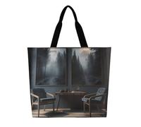 DDTKLSNV There Are Chairs in The Room Women Tote Bag Large Casual Shoulder Bag Reusable Grocery Bag Fasion Handbag for Office Shopping Travel