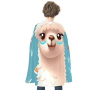 DDTKLSNV Unisex Adults Halloween Cloak Reversible Vampire Cape Lightweight And Comfortable Witch Cape Cloak Alpaca Patterm Halloween Cosplay Costumes For Women Mens