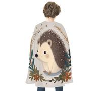 DDTKLSNV Unisex Adults Halloween Cloak Reversible Vampire Cape Lightweight And Comfortable Witch Cape Cloak Cute Little Hedgehog Halloween Cosplay Costumes For Women Mens