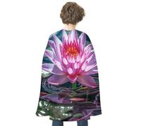 DDTKLSNV Unisex Adults Halloween Cloak Reversible Vampire Cape Lightweight And Comfortable Witch Cape Cloak Water Lily Light And Shadow Halloween Cosplay Costumes For Women Mens