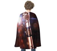 DDTKLSNV Unisex Adults Halloween Cloak Reversible Vampire Cape Lightweight And Comfortable Witch Cape Cloak Karaoke Microphone Halloween Cosplay Costumes For Women Mens