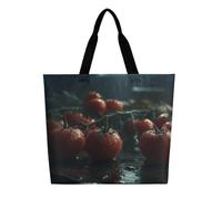 DDTKLSNV Water The Tomatoes Women Tote Bag Large Casual Shoulder Bag Reusable Grocery Bag Fasion Handbag for Office Shopping Travel