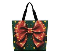 DDTKLSNV Wrapping Paper with Bow Women Tote Bag Large Casual Shoulder Bag Reusable Grocery Bag Fasion Handbag for Office Shopping Travel