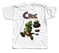 ddttrrRREERWK Croc Legend of The Gobbos Computer Game T-Shirt White M