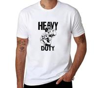 ddttrrRREERWK Mike Mentzer Heavy Duty Logo T-Shirt Clothes Mens White 3XL
