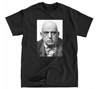ddttrrRREERWK Occultist Aleister Crowley Majick T-Shirt Black L