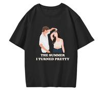 ddttrrRREERWK The I Turned Pretty T Shirt Belly and Jeremiah Shirts Black L
