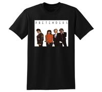 ddttrrRREERWK The Pretenders T Shirt The Pretenders Vinyl cd Cover Black L