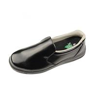 DDTX Men's Kitchen Work Shoes for Chef Slip and Oil Resistant Comfortable Black(5.5)