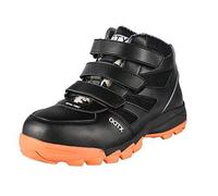 DDTX Men's Safety Boots Composite Toe Cap Lightweight Wide Fit Work Shoes Black Metal Midsole Safety Shoes SBP EN ISO 20345 Size 10