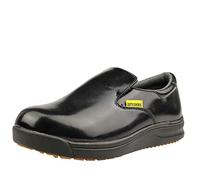 DDTX Work Kitchen Chef Shoes for Men and Women Oil and Water Resistant Anti-Slip Black 9UK