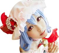 DDU Cosplay wig for Touhou Project Remilia Scarlet