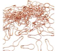 Ddujbtp 100Pcs Colorful Gourd Shape Safe Pin Sewing Accessory Knitting Marker Clip Pin Metal Crochet Stitching Marker Needle Clip Accessories