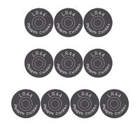 Ddujbtp 10Pcs Button Batteries 1.5V LR44 357 357A A76 GPA76 Cell Coin Watches Toy Remote Battery For Calculators LED Light Alkaline Button Cell