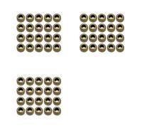 Ddujbtp 20pcs Brass Pendant Beads Accessory Versatile Round/Square Brass End Strain Isolate For Paracord Jewelry Making Strain Isolate
