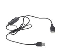 Ddujbtp 3 Levels Adjustable USB Male Female Connectors Cable For Cooling Fan Blower 5V Electronic Equipment Voltages Compatible Multiple Speed USB Power Extension Line