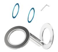 Ddujbtp 360 Rotating Phone Stand With Foldable Aluminum Base Double Side Strong Hold For 3 To 7 Inch Devices Gym Kitchen Phone Holder For Steel Surfaces