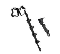 Ddujbtp Adjustable Vehicle Seat Rod Rack With Non Skid Grips Permanent Straps For Vibration-Free Transport Rubber Band Rod Clamps