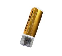 Ddujbtp All In1 Memory Card Reader USB Writer For MicroSDs MS M2s SDHCs Camera Cards Metal Shell Card Reader