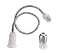 Ddujbtp B22 To E27 Light Socket Extender Adapter Adjustable E27 To B22 Flexible Gooseneck LED Lamp Extension Socket Converter Lamp Holder Converter