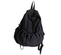 Ddujbtp Casual Backpack for Women with Large Capacity Stylish Pleated School Bag Aesthetic Rucksack for Junior High Students