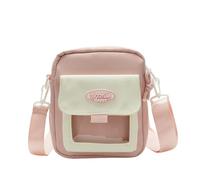 Ddujbtp Clear Shoulder Bag Japanese Style Crossbody Bag Harajuku Itabag Contrast Color Phone Bag Messenger Bag for Pin Display